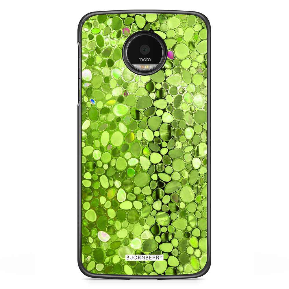 Motorola Moto G5S Plus Case - Stained Glass Green