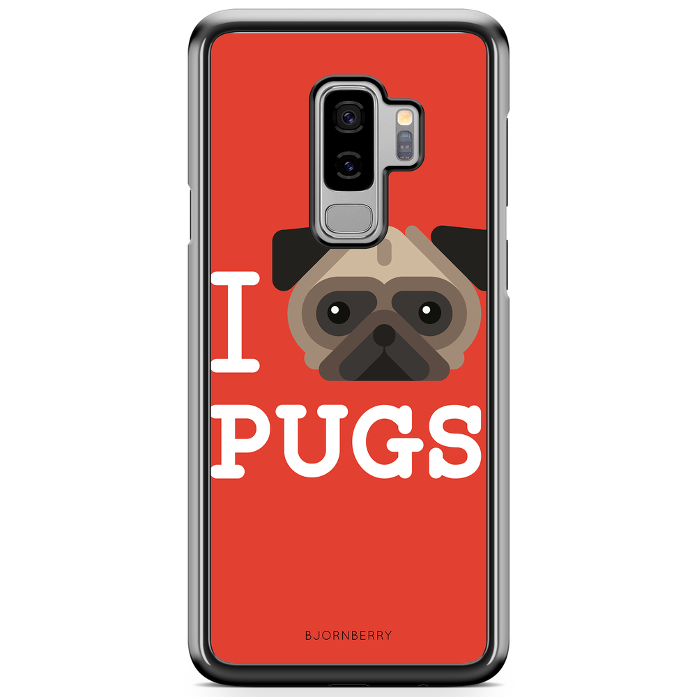 Samsung Galaxy S9 Plus Case - I Love Pugs
