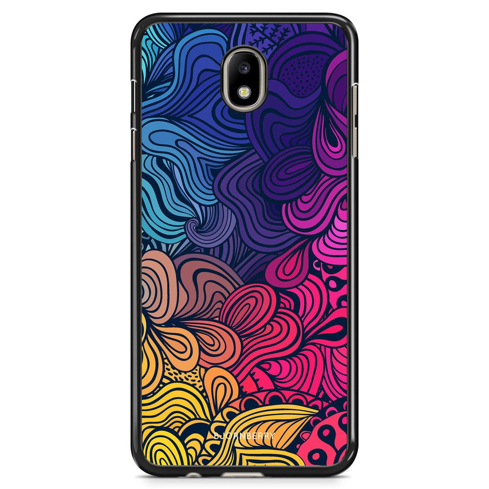 Samsung Galaxy J7 (2017) Case - Retro Flowers