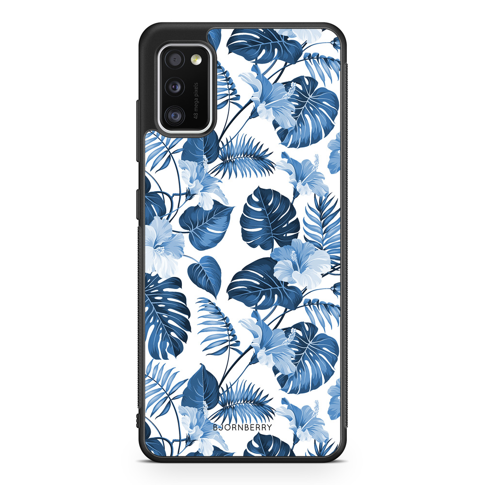 Samsung Galaxy A41 Case - Blue Flowers