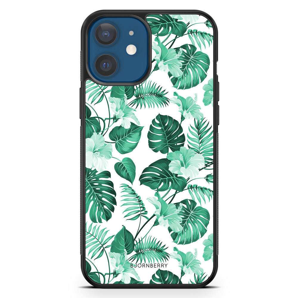 iPhone 12 Case - Turquoise Flowers