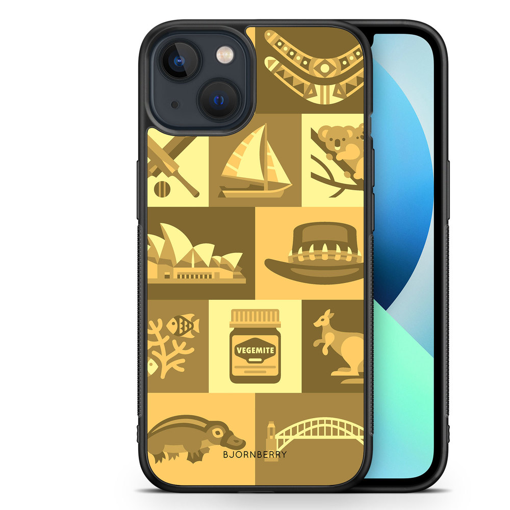 iPhone 13 Mini Case - Australian Pattern