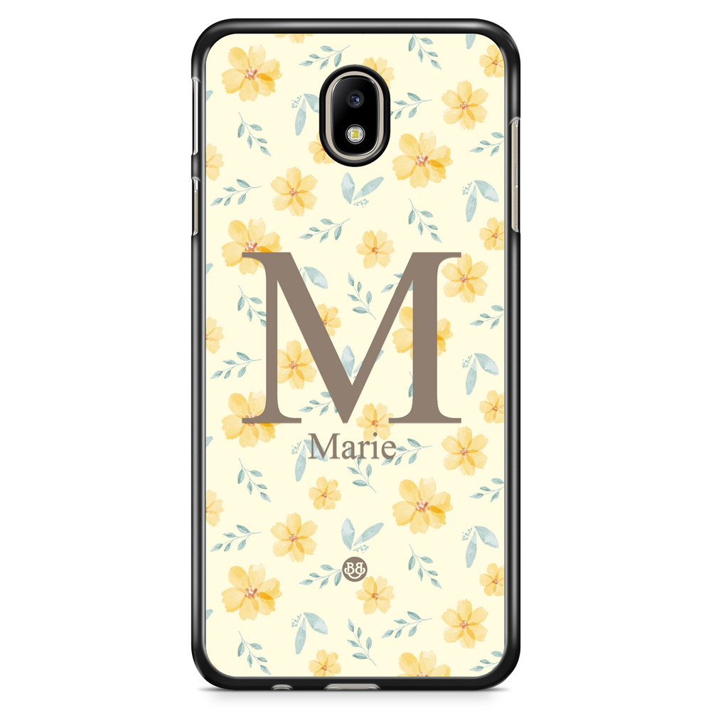 Samsung Galaxy J5 (2017) Case Custom - AWAKEN - Golden Bloom