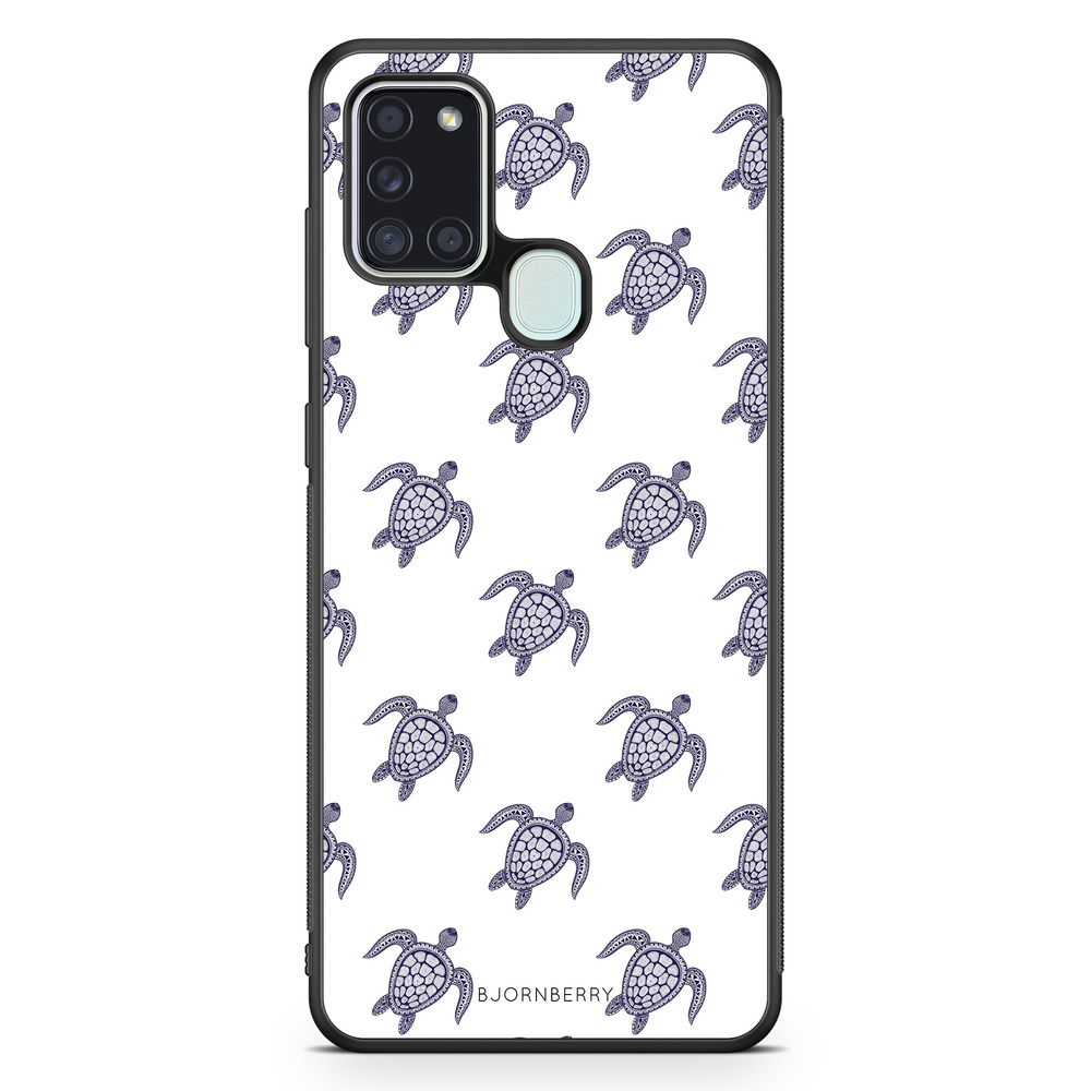 Samsung Galaxy A21s Case - Blue Turtles
