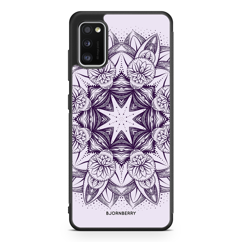 Samsung Galaxy A41 Case - Purple Mandala