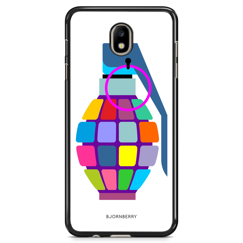 Samsung Galaxy J7 (2017) Case - Color Hand Granade