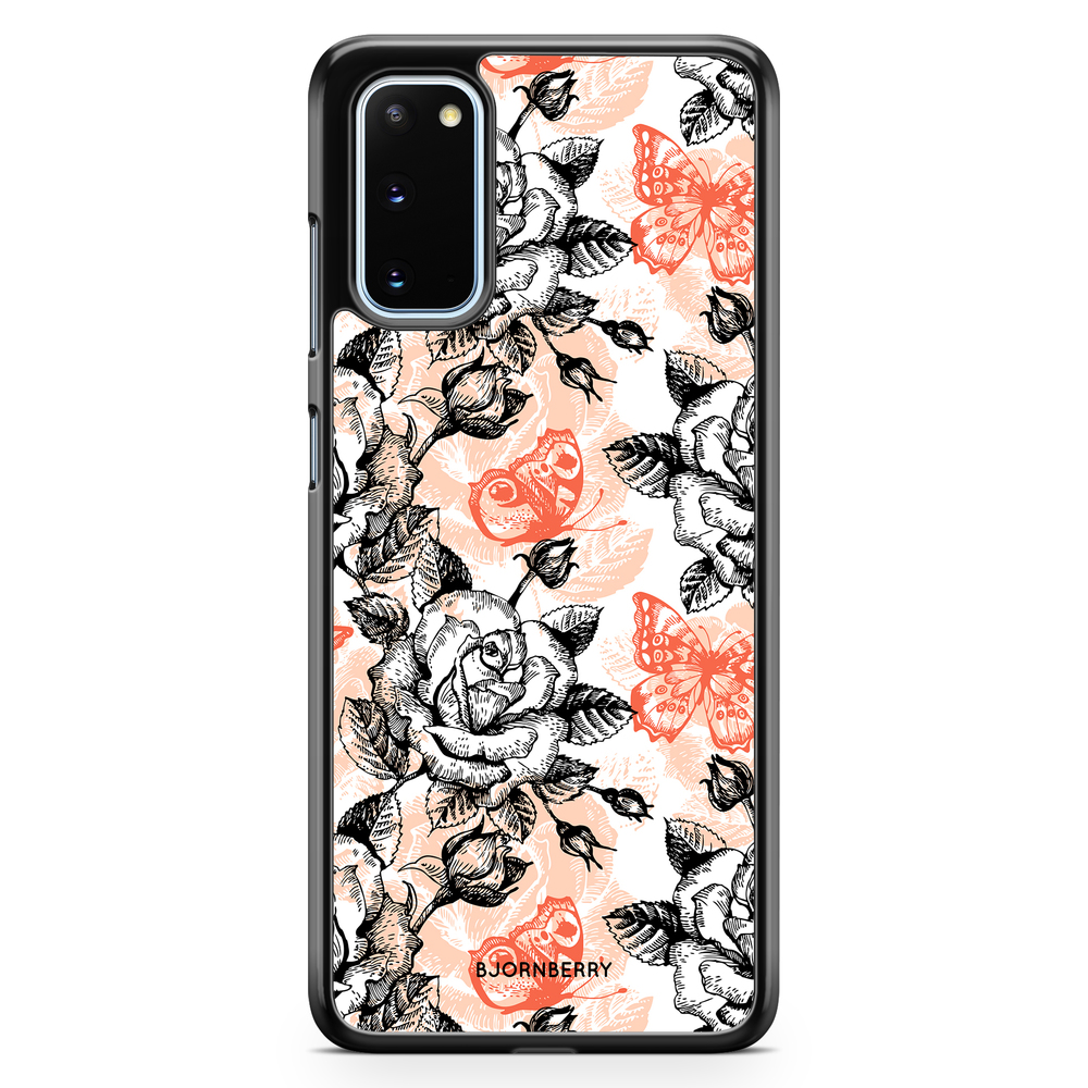 Samsung Galaxy S20 Case - Roses & Butterflies