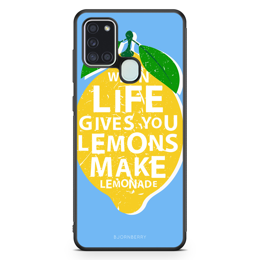 Samsung Galaxy A21s Case - Lemon Quote