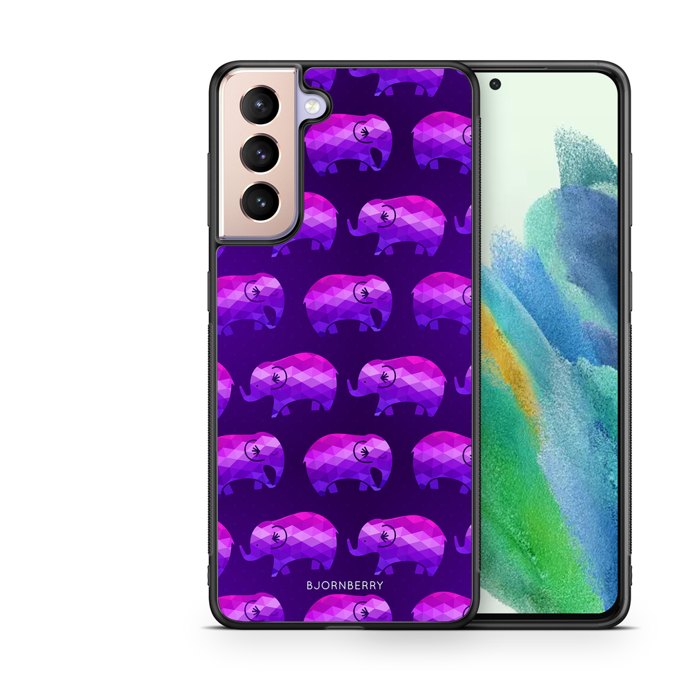 Samsung Galaxy S21 FE 5G Case - Purple Elephant