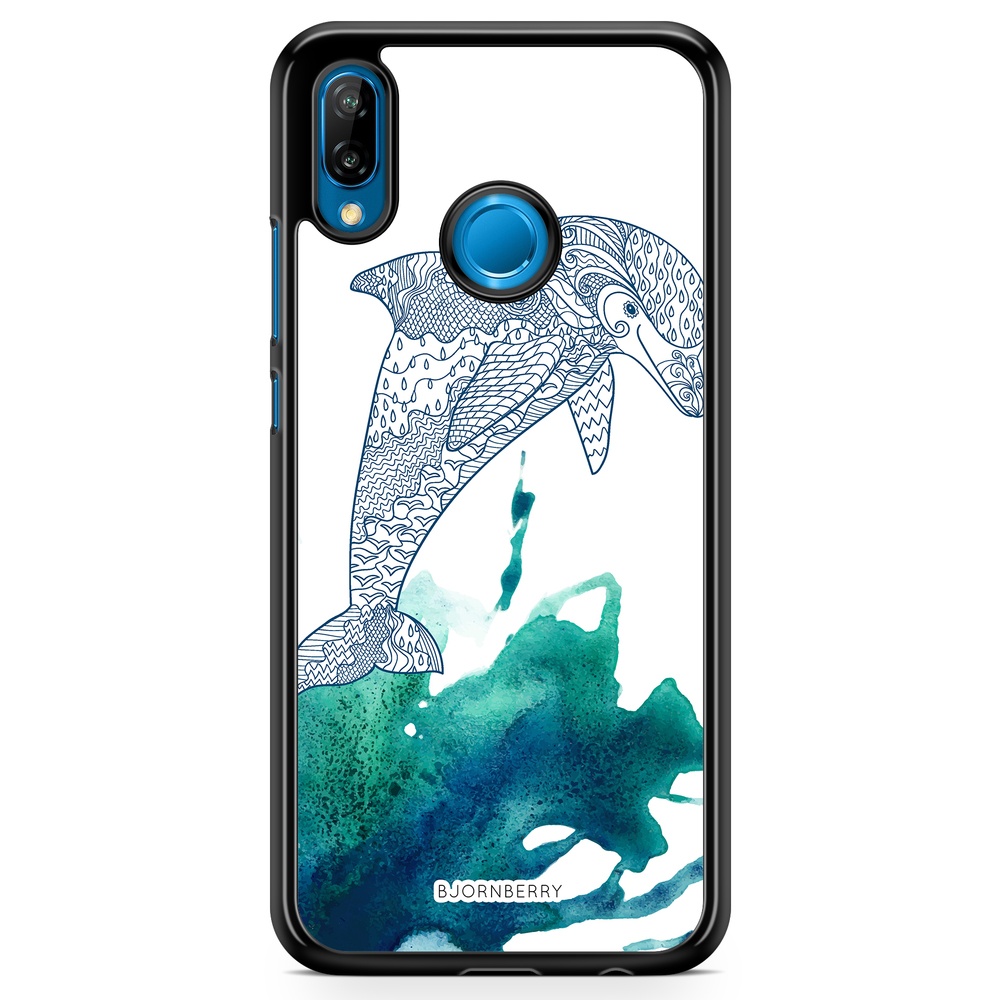 Huawei P20 Lite Case - Mandala Dolphine