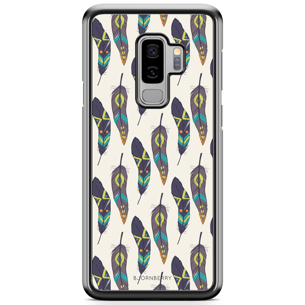 Samsung Galaxy S9 Plus Case - Ethnic Feathers