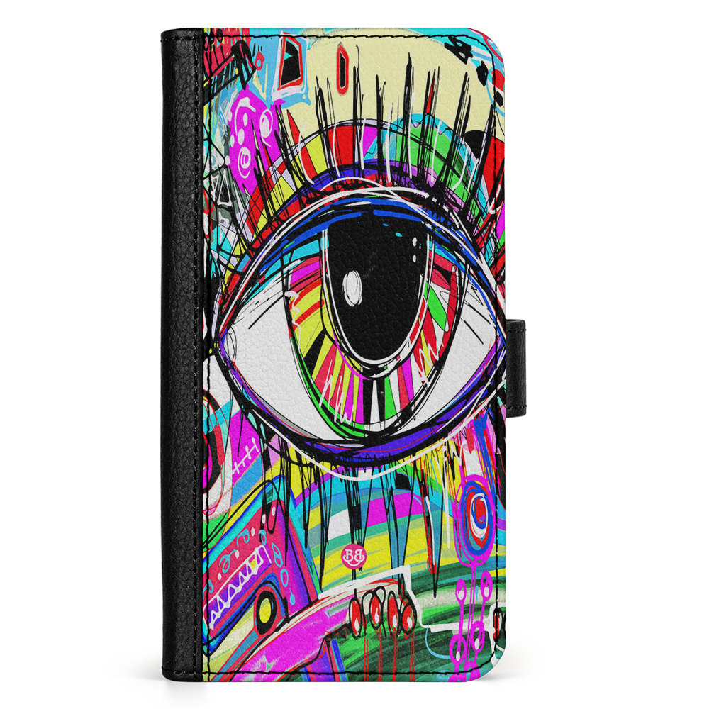 Samsung Galaxy A55 Wallet Case - Abstract Eye