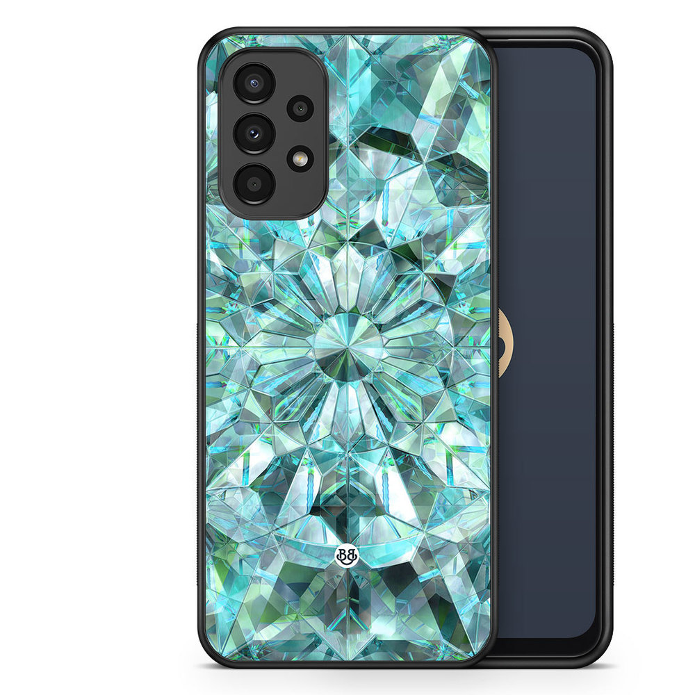 Samsung Galaxy A13 Case - Green Crystals