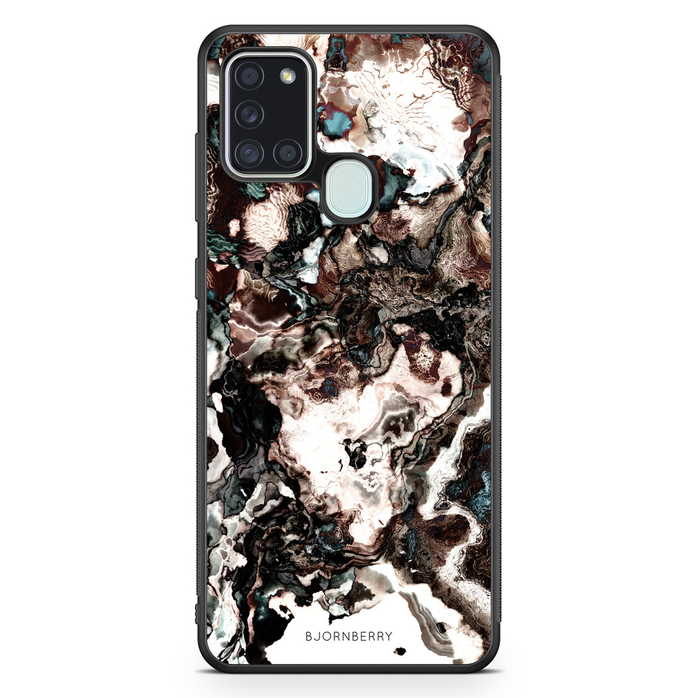 Samsung Galaxy A21s Case - Marble Brown