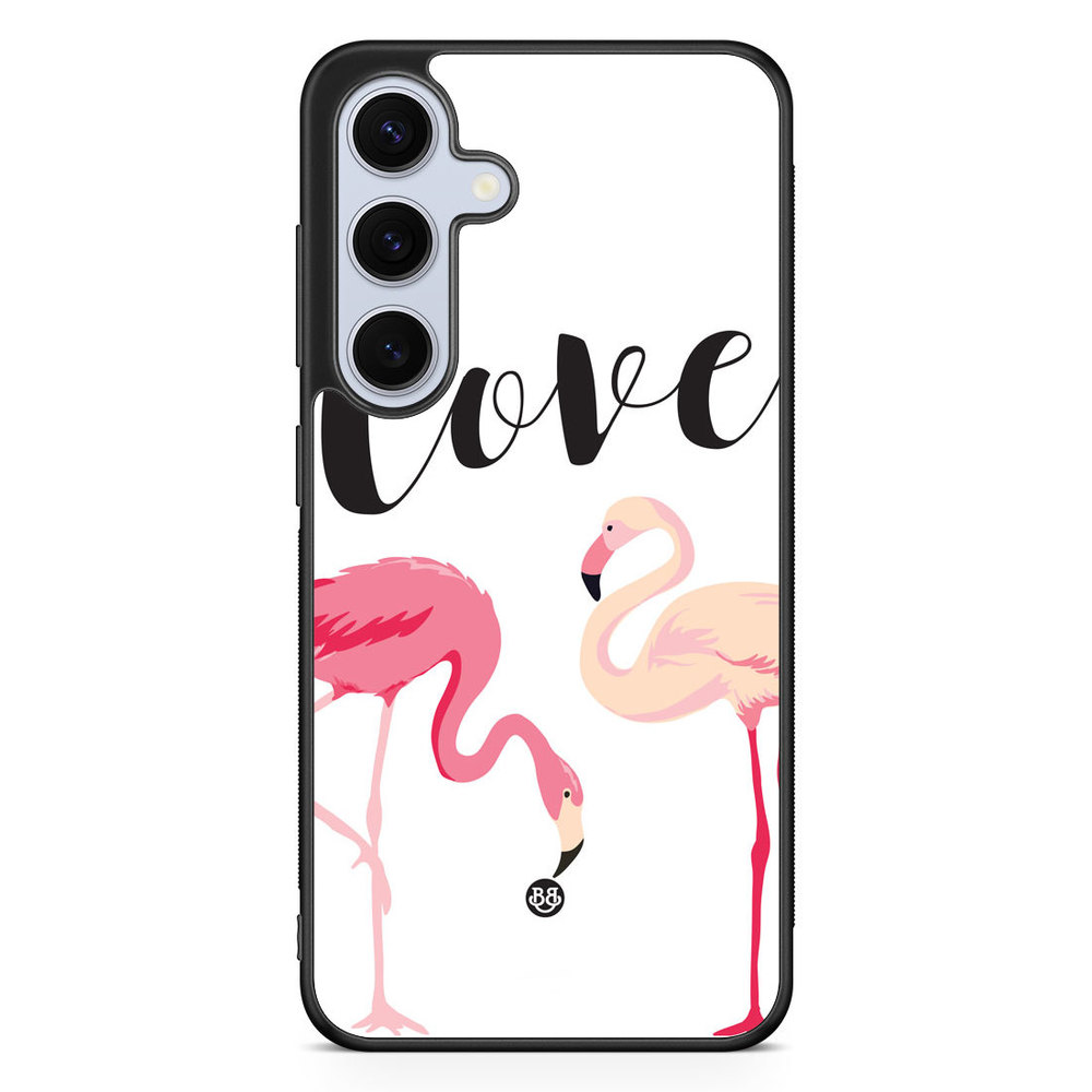 Samsung Galaxy S24 FE Case - Love Flamingo