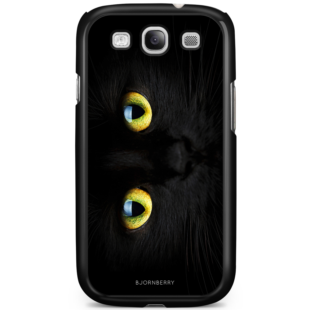 Samsung Galaxy S3 Mini Case - Black Cat Close Up