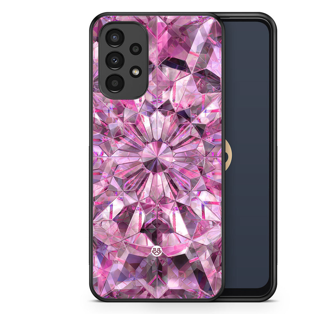 Samsung Galaxy A13 Case - Pink Crystals