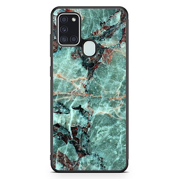 Samsung Galaxy A21s Case - Green Marble