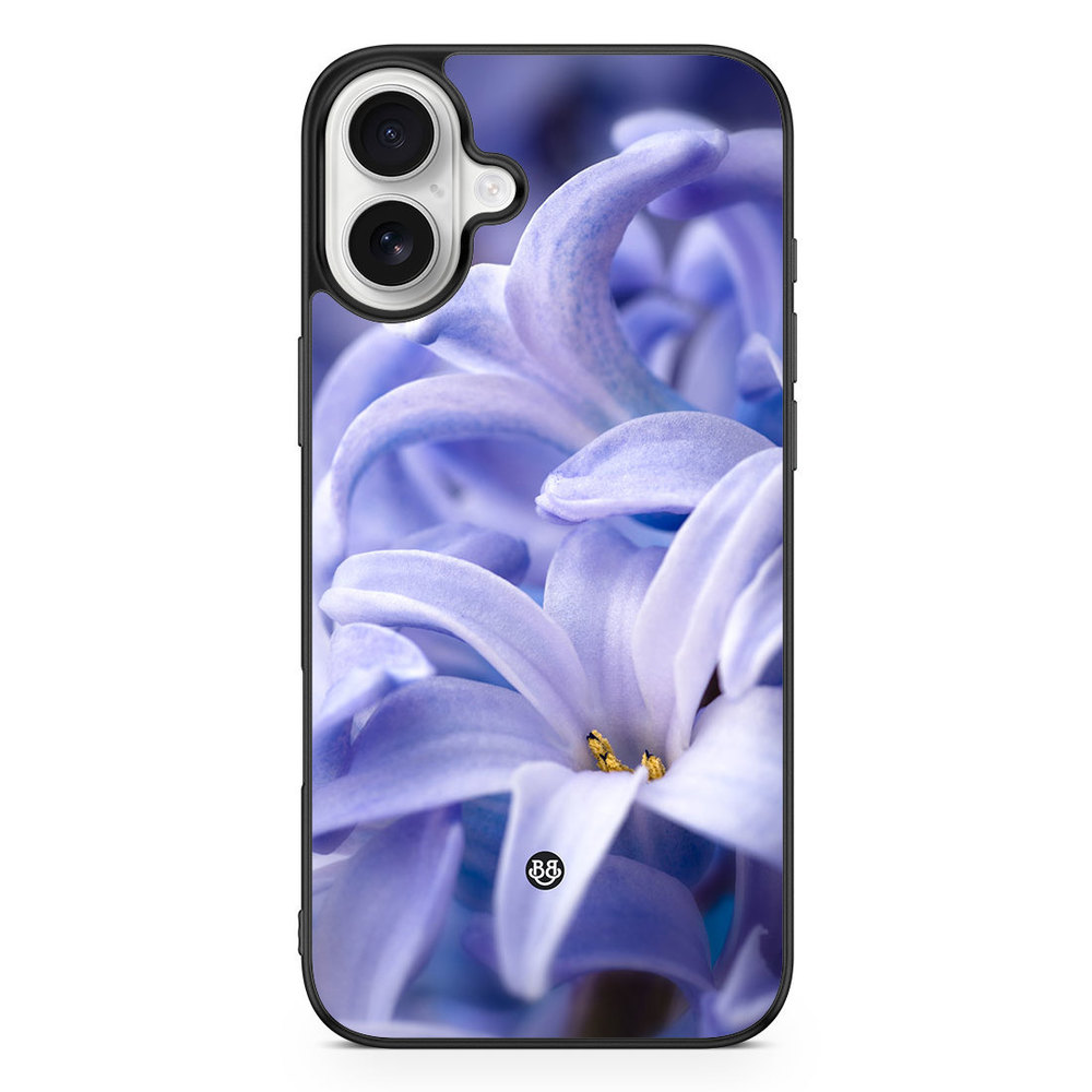 iPhone 16 Plus Case - Blue Flower