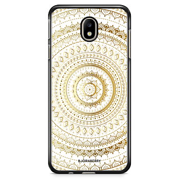 Samsung Galaxy J3 (2017) Skal - Guld Mandala