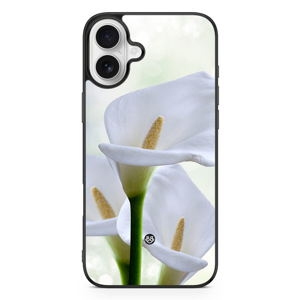 iPhone 16 Plus Case - White Flower