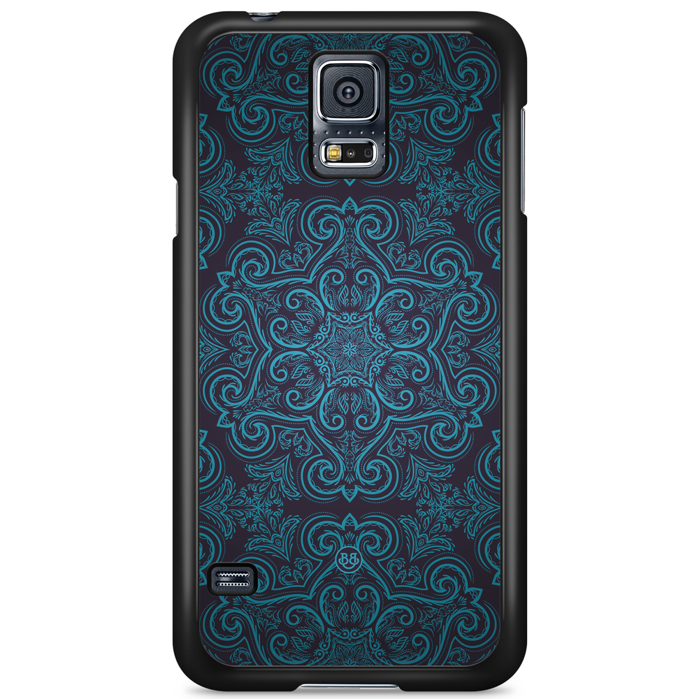 Samsung Galaxy S5/S5 NEO Case - Blue Retro Pattern