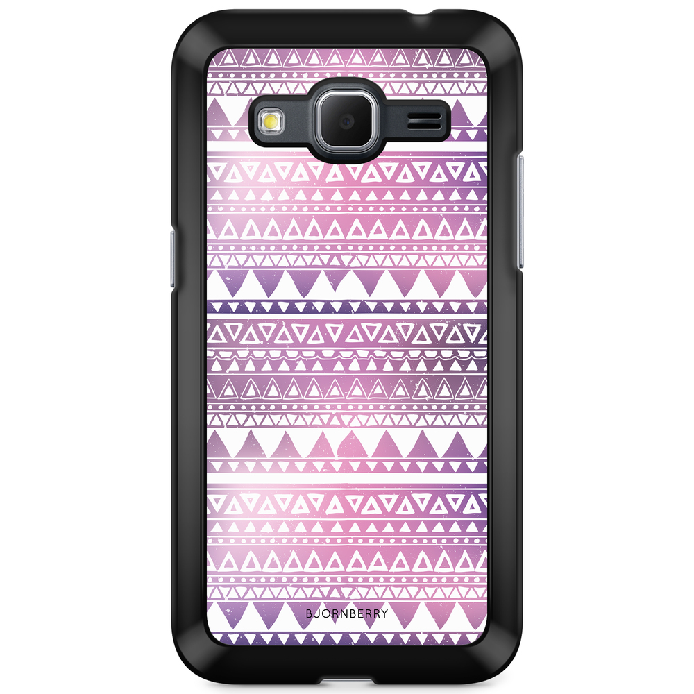Samsung Galaxy Core Prime Case - Purple Aztec