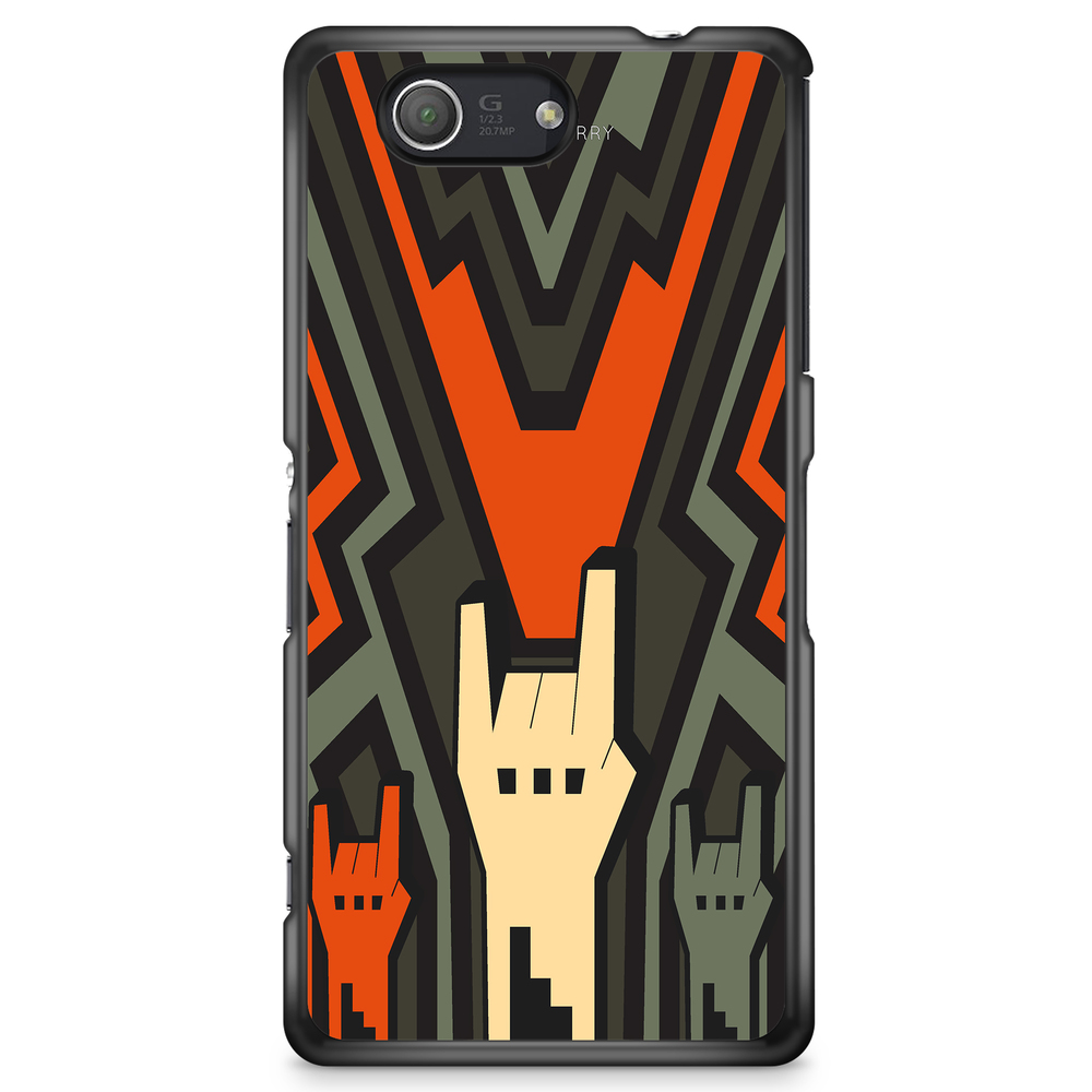 Sony Xperia Z3 Compact Case - Rock Hands