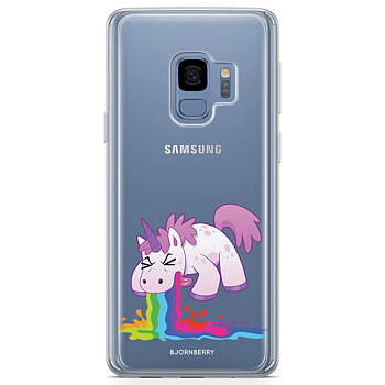 Samsung Galaxy S9 Fashion Skal - Kräkande Enhörning