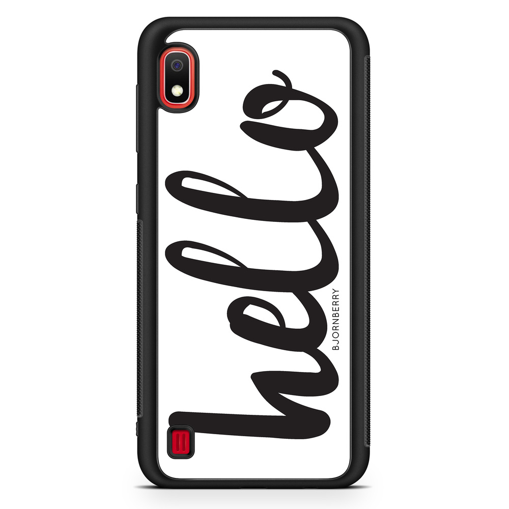 Samsung Galaxy A10 Case - Hello Black