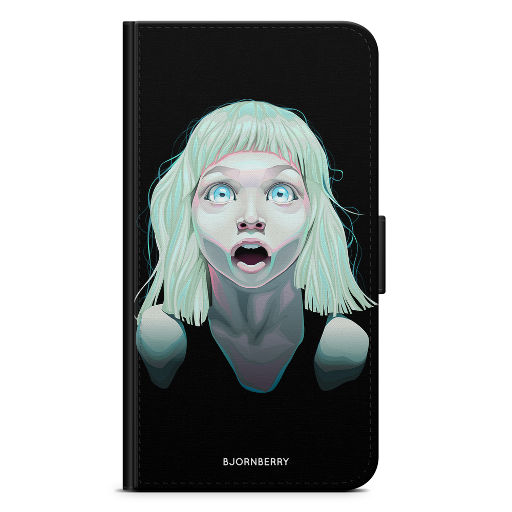 Samsung Galaxy A12 Plånboksfodral - Tjej Ögon | Mobilskal & Mobilfodral BJORNBERRY