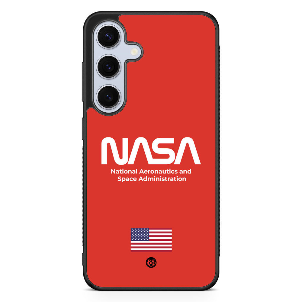 Samsung Galaxy S24 FE Case - NASA Worm Red