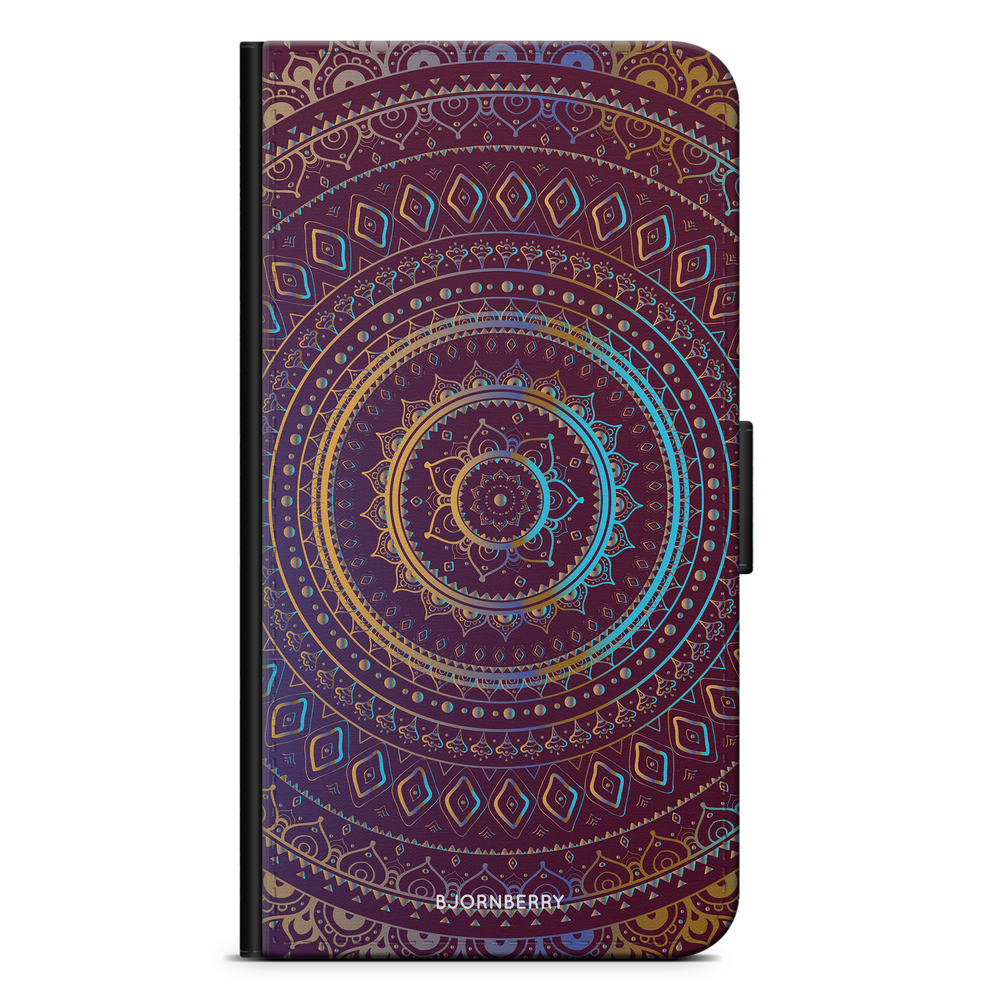 Sony Xperia 10 Plus Wallet Case - Purple Mandala