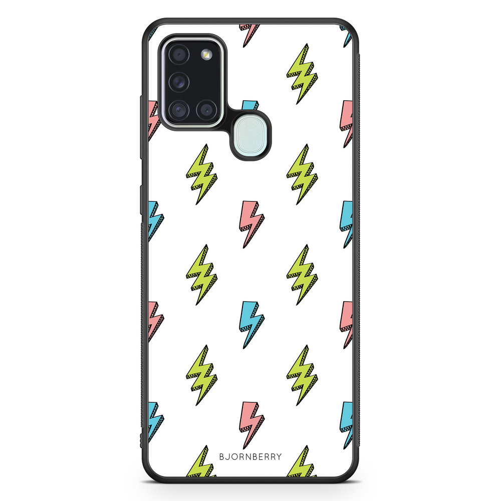 Samsung Galaxy A21s Skal - Blixtar