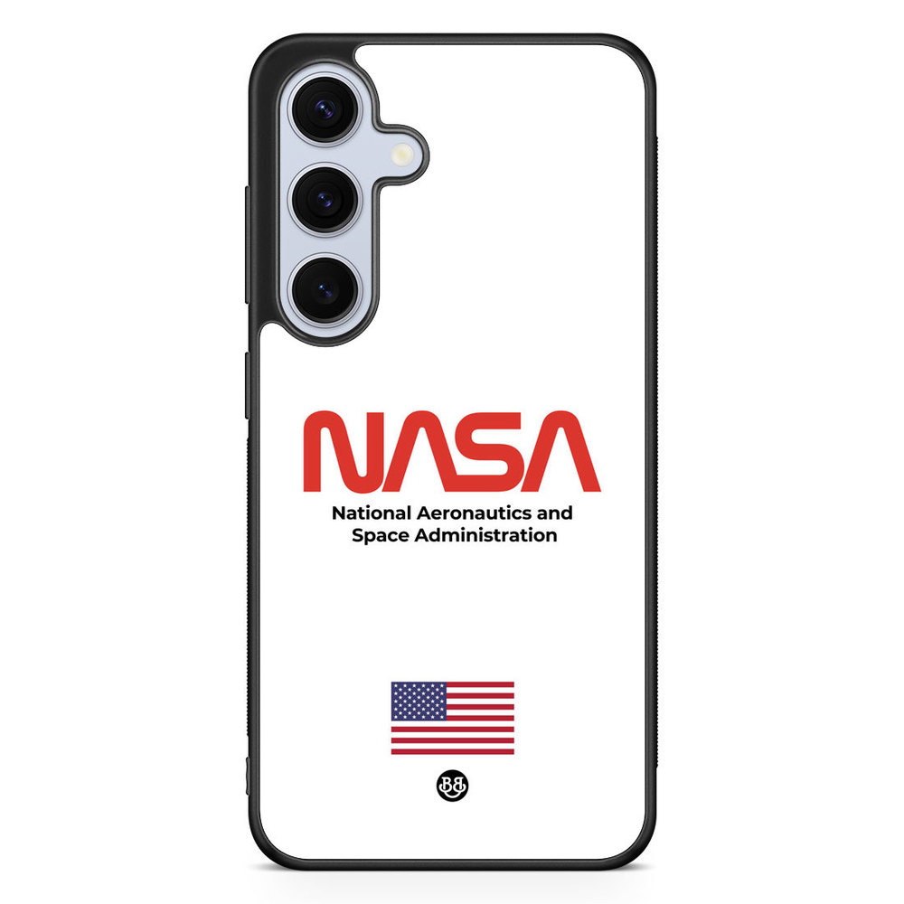 Samsung Galaxy S24 FE Case - NASA Worm White