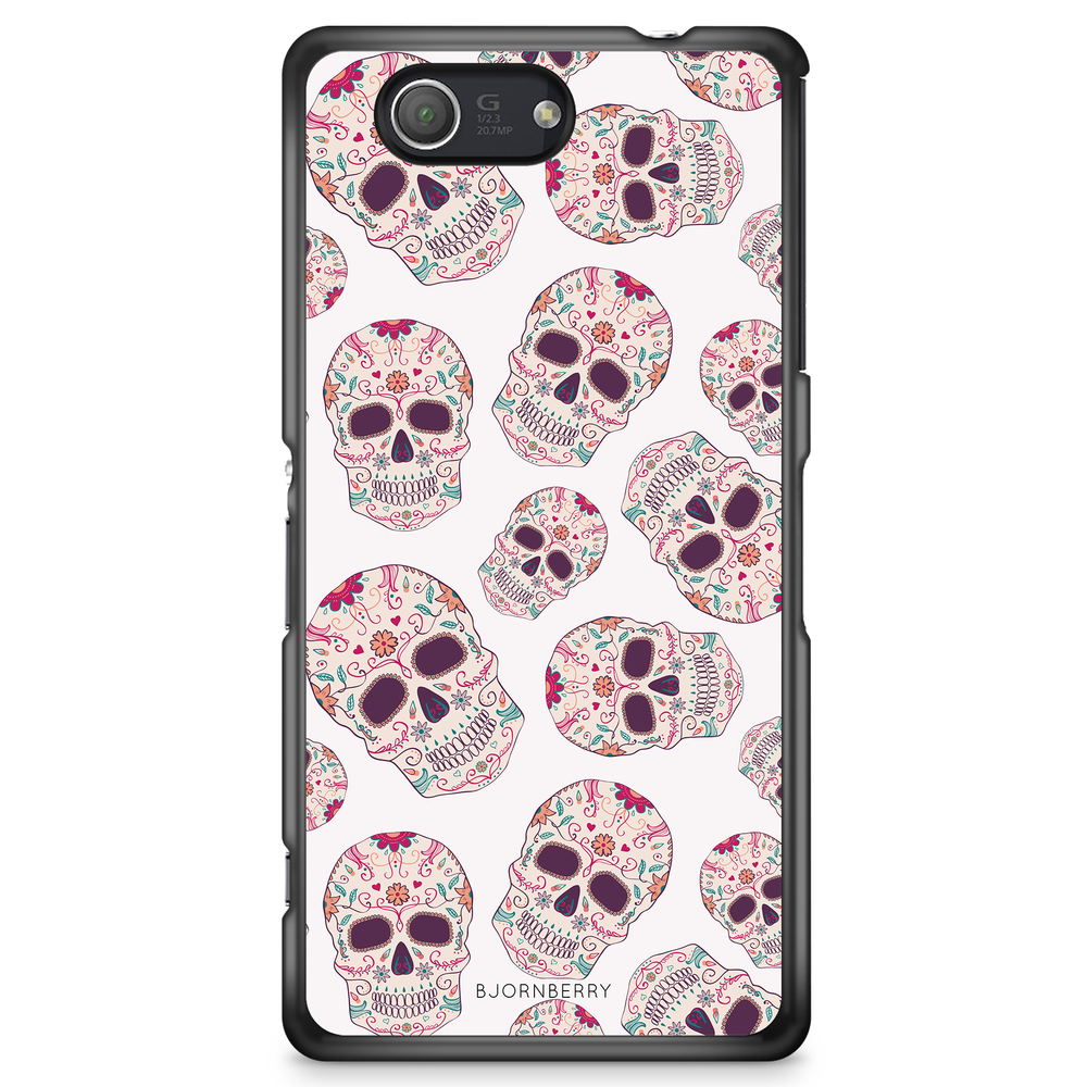 Sony Xperia Z3 Compact Case - Calavera Skulls