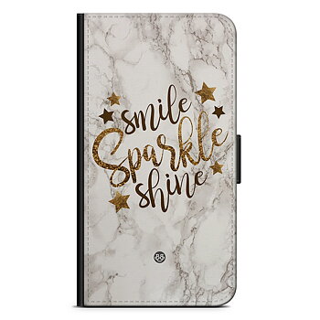 Samsung Galaxy S23 5G Wallet Case - Smile,Sparkle,Shine