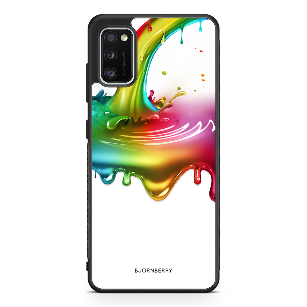 Samsung Galaxy A41 Case - Rainbow Splash
