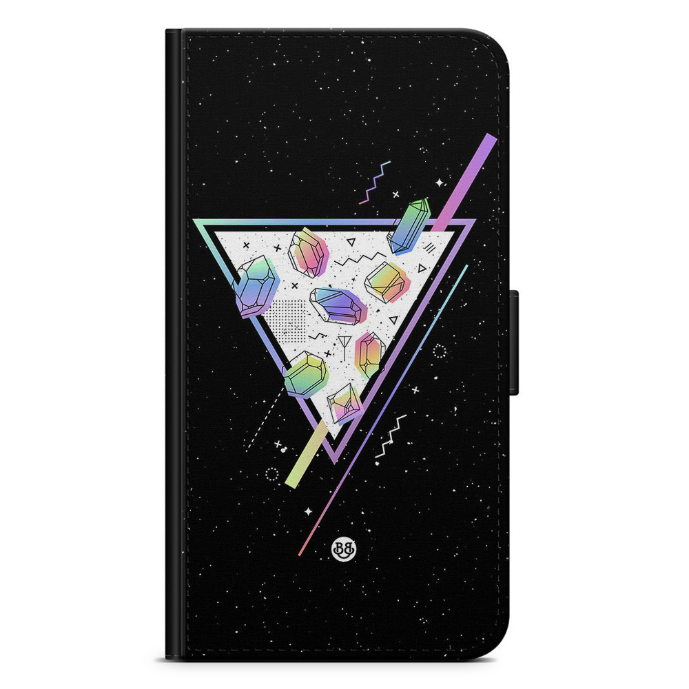 Motorola Edge 30 Pro Wallet Case - Space Triangle