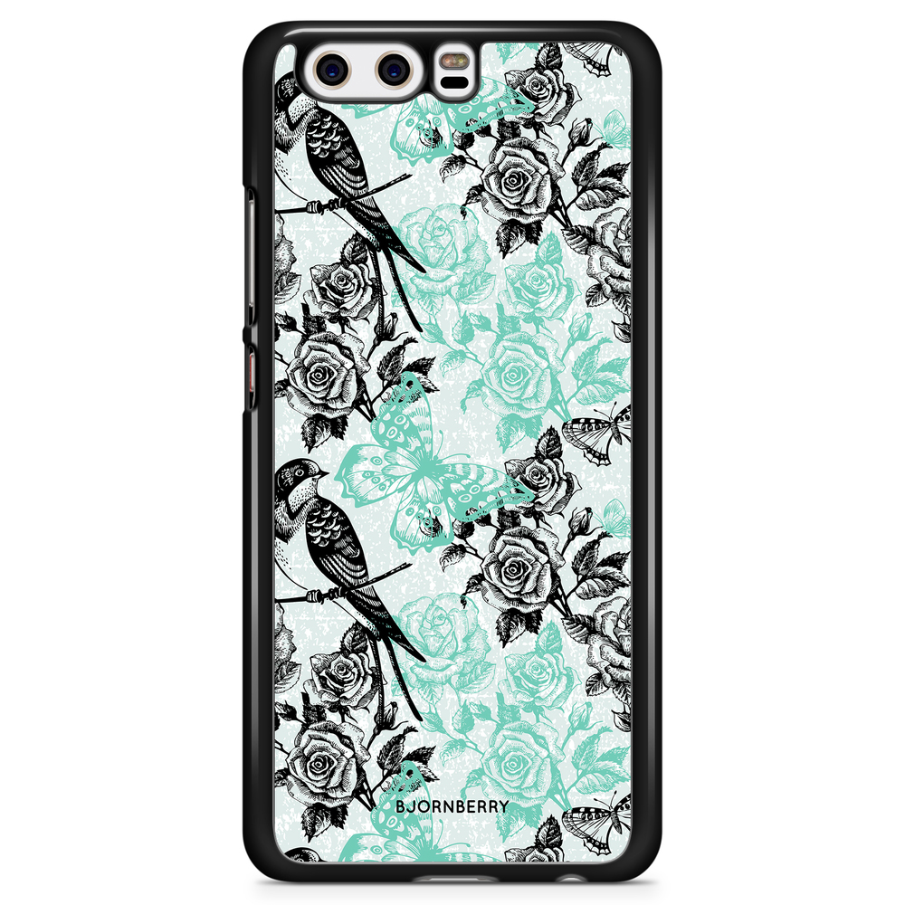 Huawei P10 Plus Case - Birds & Roses