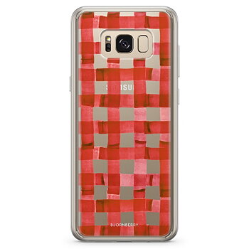 Samsung Galaxy S8 Fashion Skal - Röda Ränder