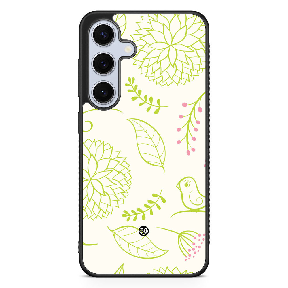 Samsung Galaxy S24 FE Case - Green Floral
