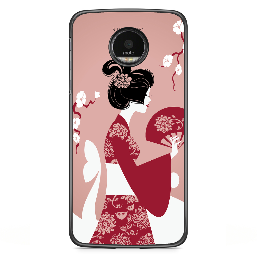 Motorola Moto G5S Plus Skal - Japansk Kvinna