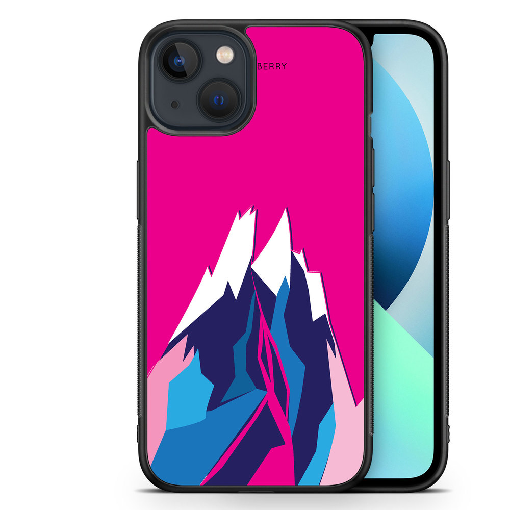 iPhone 13 Mini Case - Pink Mountain