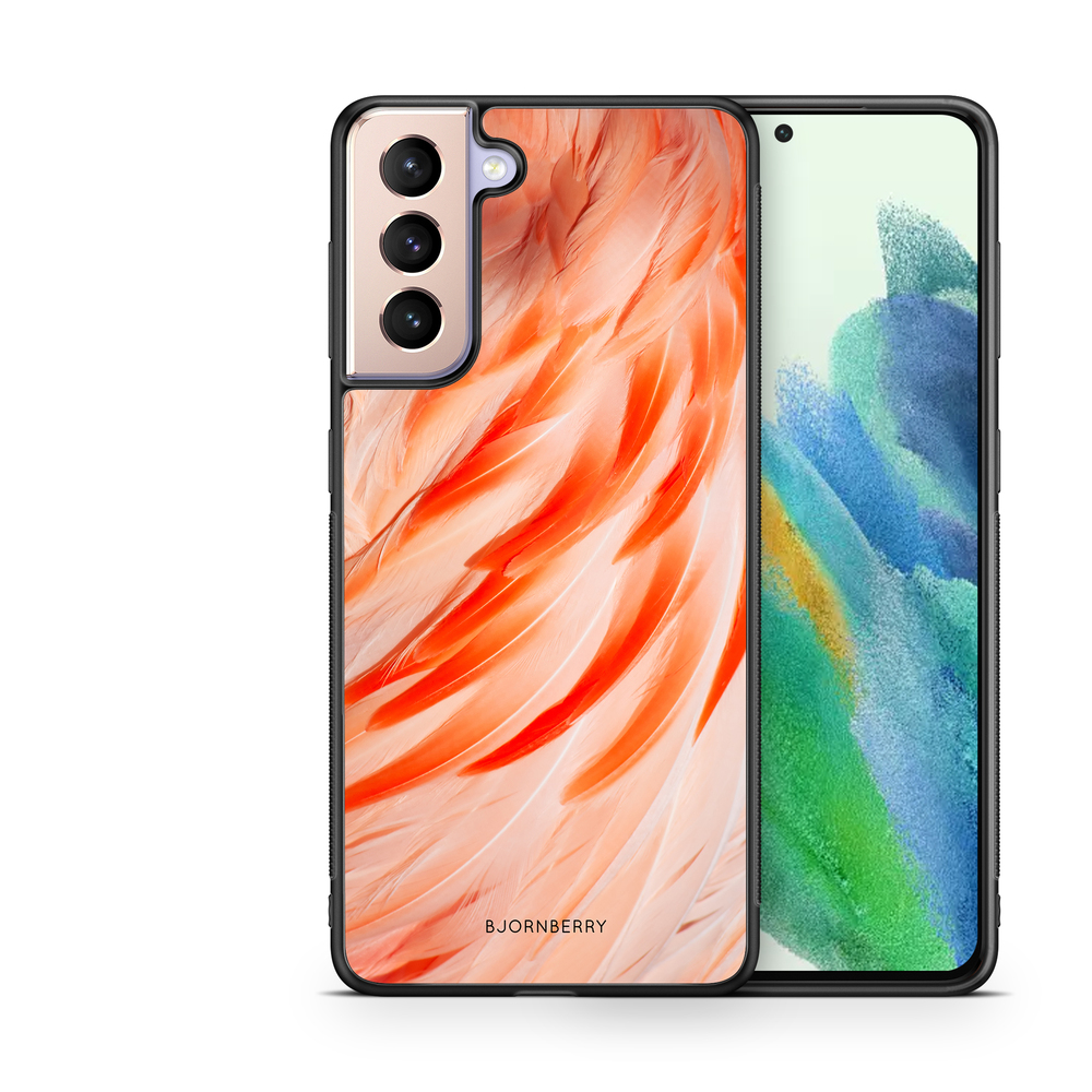 Samsung Galaxy S21 FE 5G Case - Flamingo Feathers