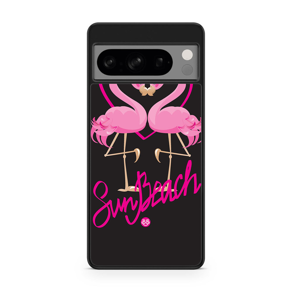 Google Pixel 8 Pro Case - Sun Beach Flamingo