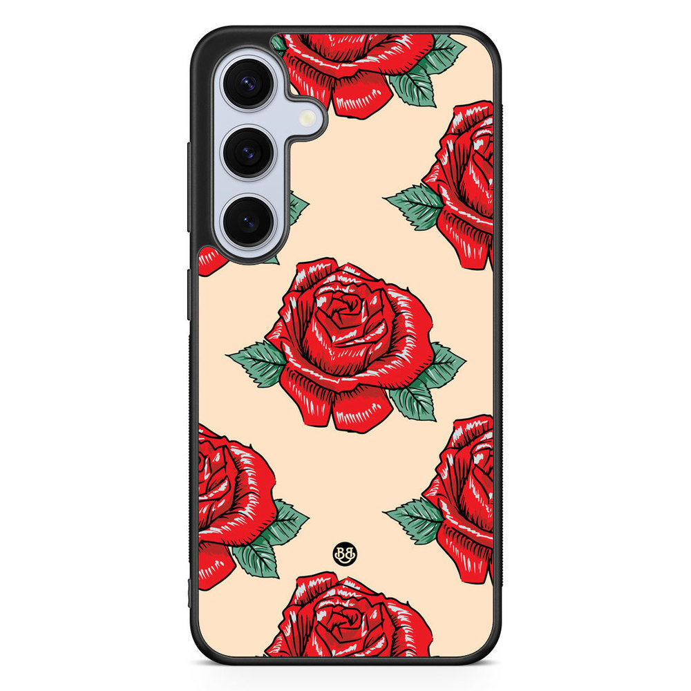 Samsung Galaxy S24 FE Case - Rose Pattern
