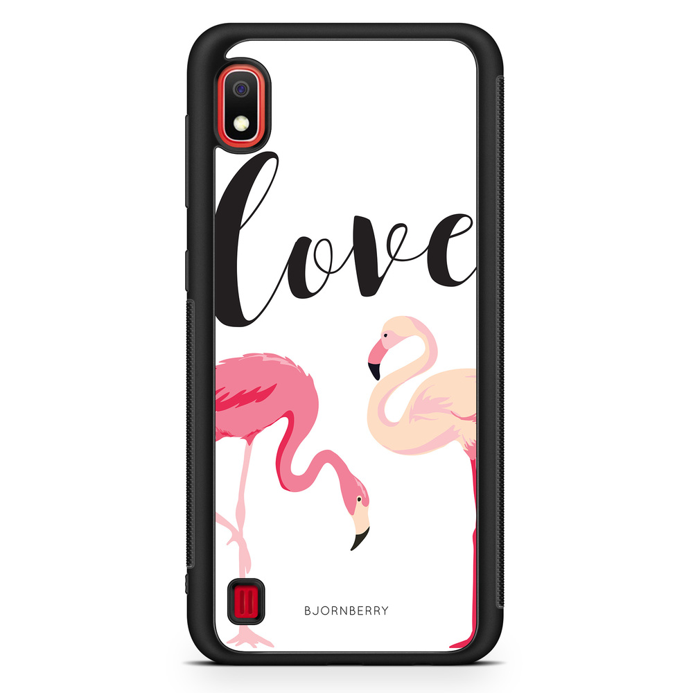 Samsung Galaxy A10 Case - Love Flamingo