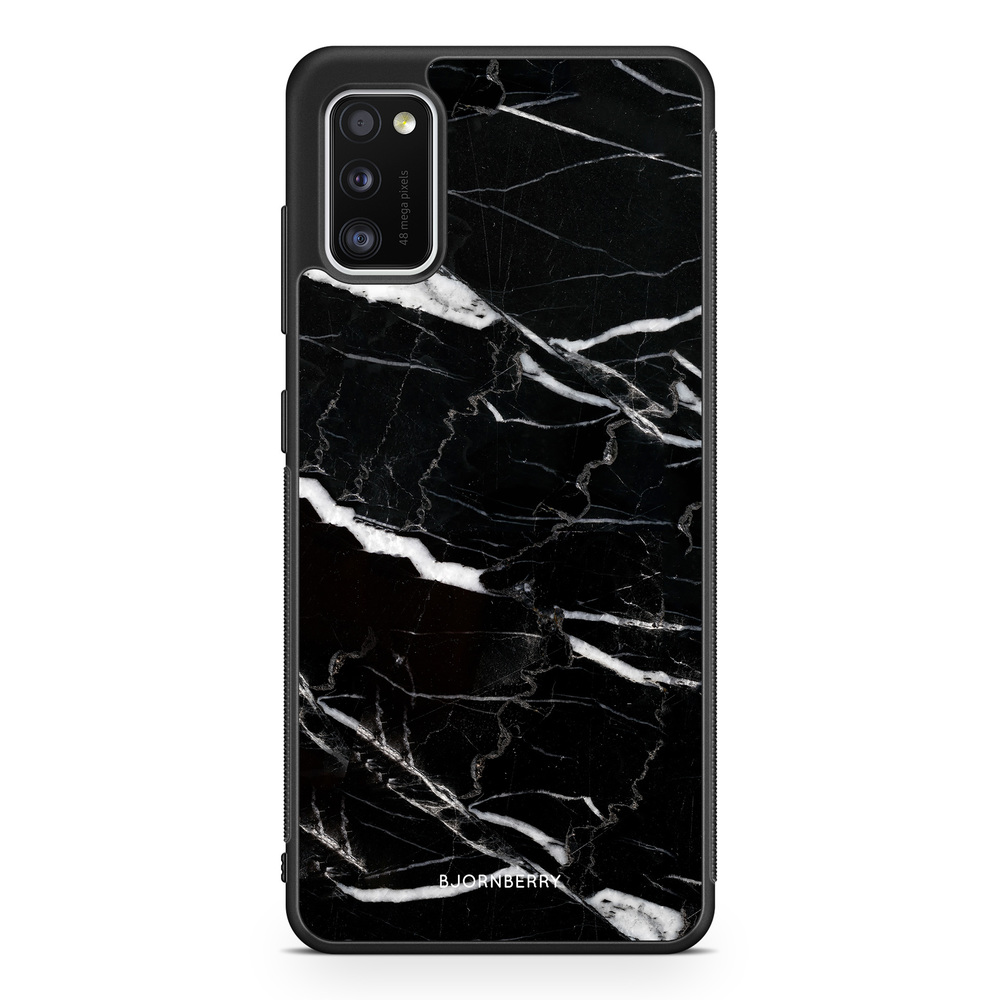 Samsung Galaxy A41 Case - Black Marble