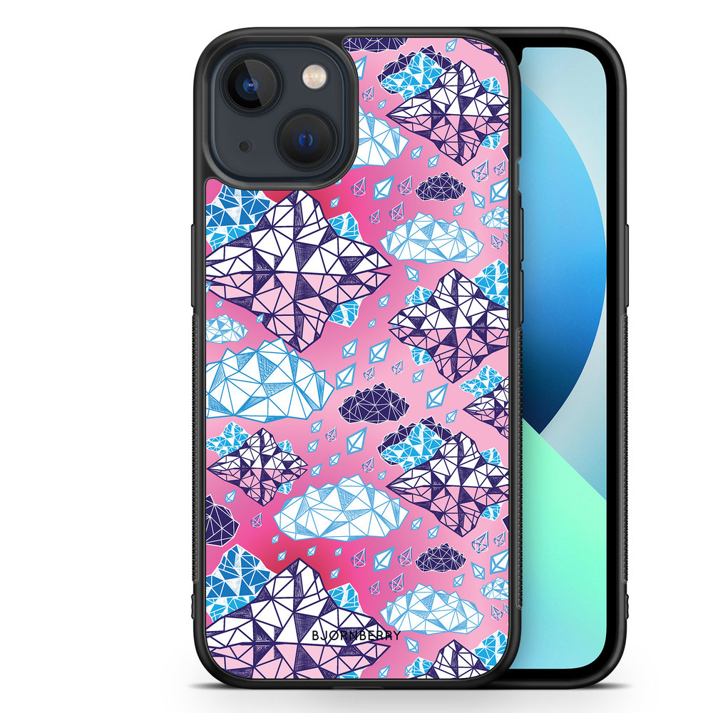 iPhone 13 Mini Case - Geometric Clouds